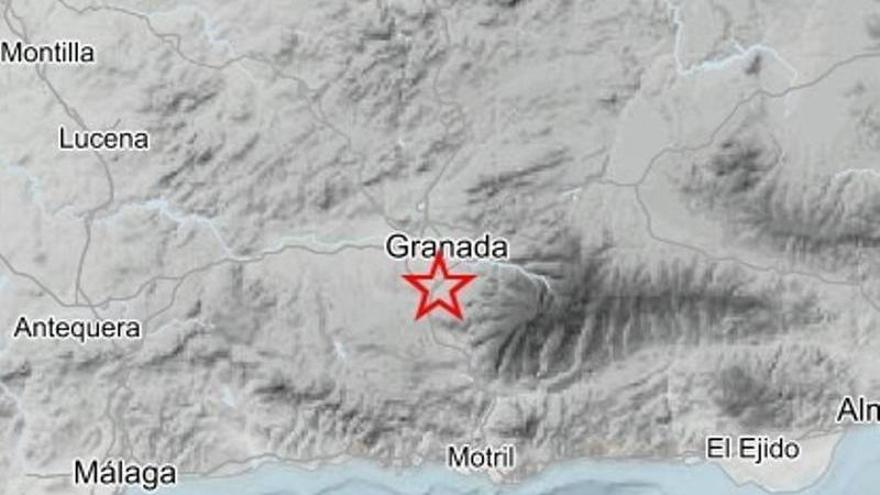 Punto exacto del terremoto sentido por la población de Villa de Otura (Granada) el 6 de septiembre.