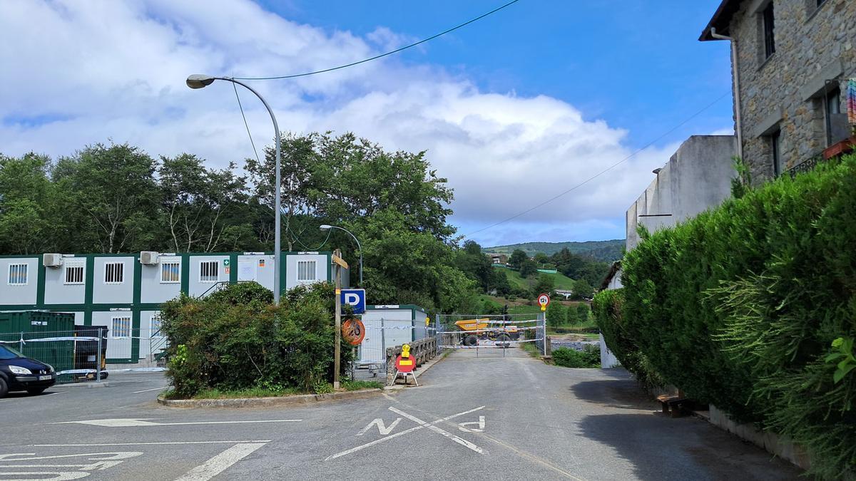 Txokoaldeko zubia obretan.