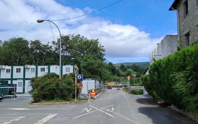 Txokoaldeko zubia obretan.