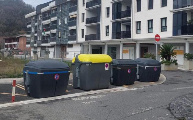 Contenedores en Orio.