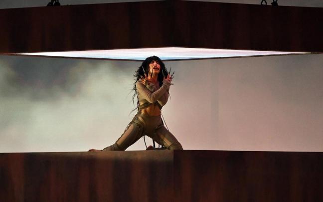 Loreen, la representante de Suecia, actuando en la primera semifinal de Eurovisión 2023 en Liverpool. Loreen, la representante de Suecia, actuando en la primera semifinal de Eurovisión 2023 en Liverpool.