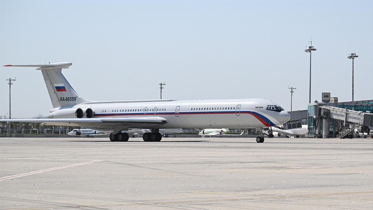 Un avión de pasajeros ruso.