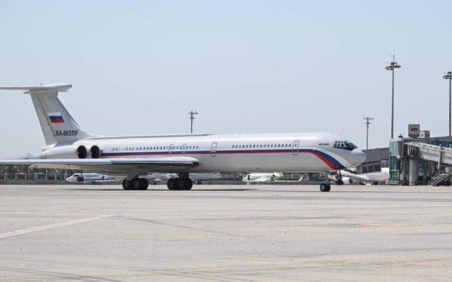 Un avión de pasajeros ruso.
