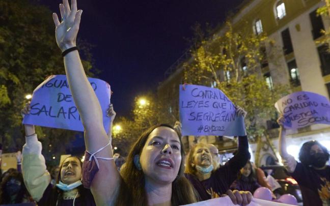 Imagen de una manifestación del 8M Imagen de una manifestación del 8M