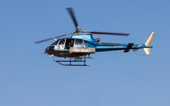 Imagen de archivo de un helicóptero.