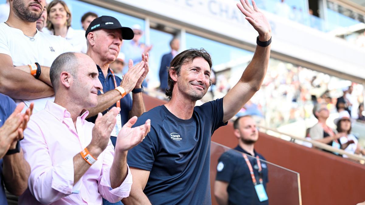 Juan Carlos Ferrero, durante su etapa como entrenador de Carlos Alcaraz.