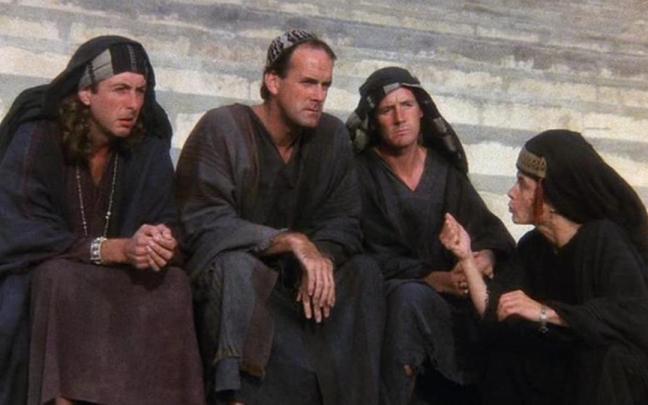 La escena de la polémica en 'La vida de Brian'.