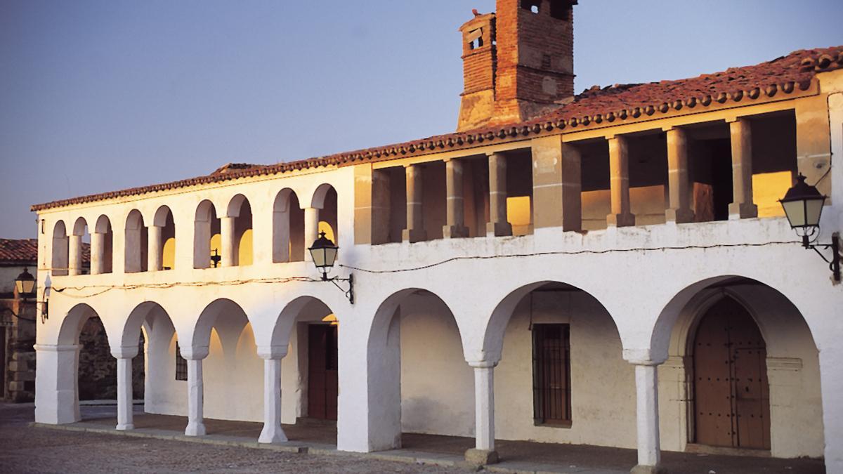 Edifico del casco histórico de Garrovillas de Alconétar.