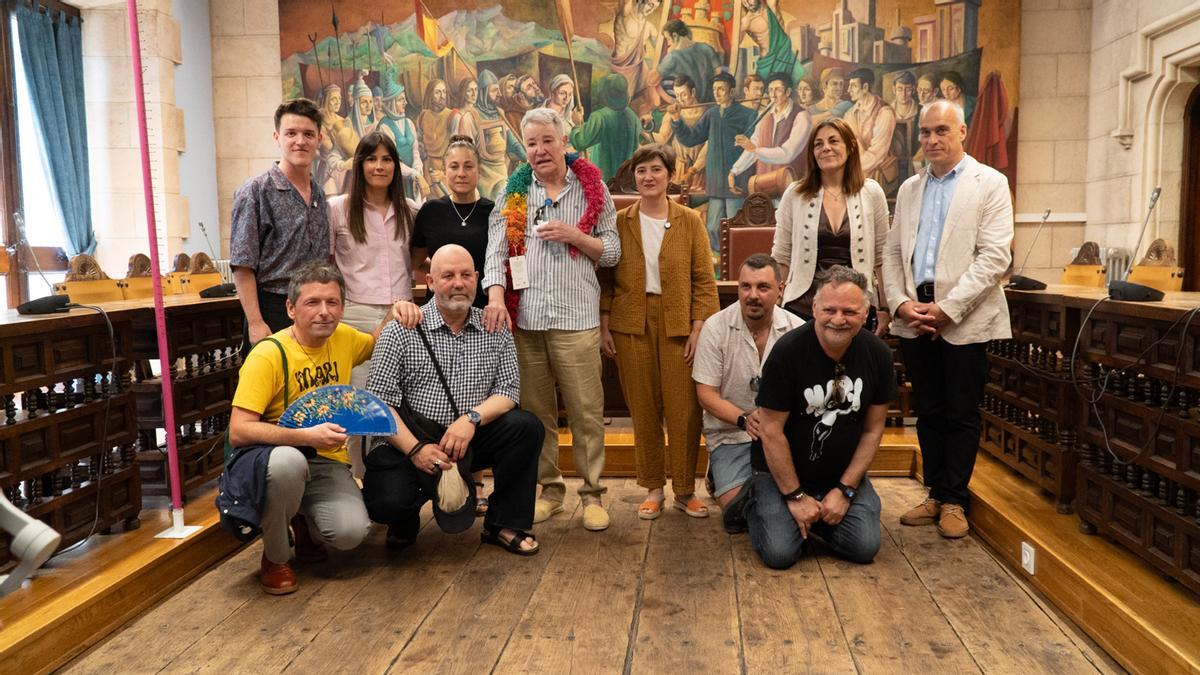Telletxea, junto a los representantes del Ayuntamiento y del Consejo
