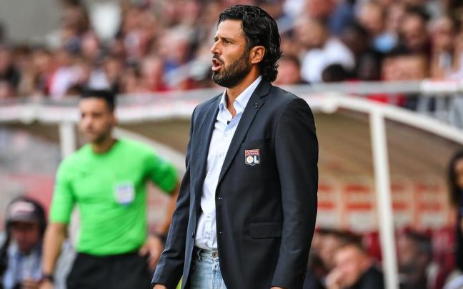 Fabio Grosso, entrenador del Olympique de Lyon.