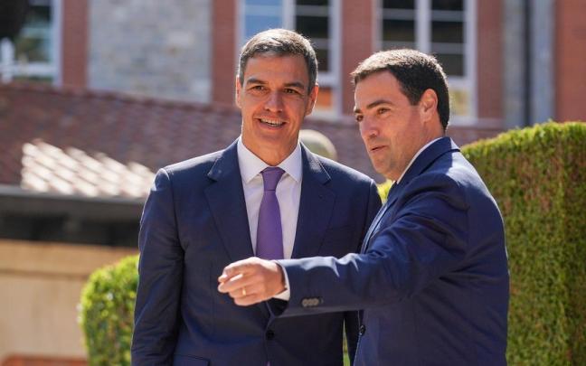 Sánchez se reúne con Pradales en Ajuria Enea.