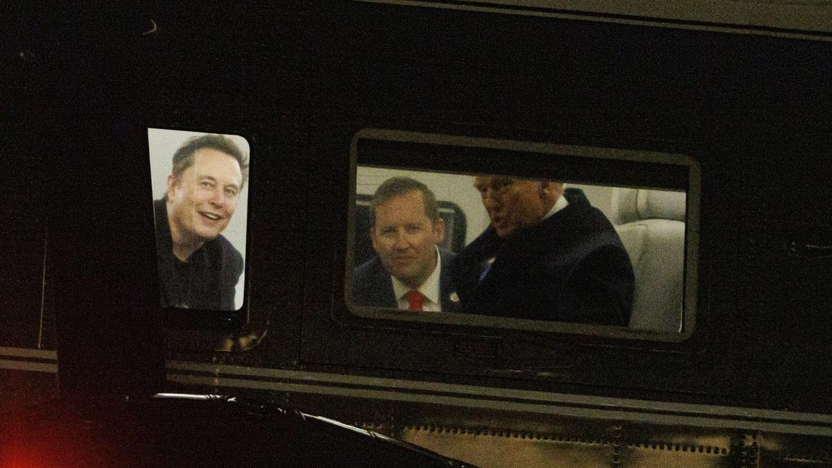 Trump y Musk, juntos también en el viaje de vuelta a la Casa Blanca