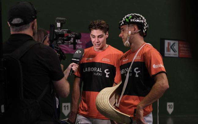 Alex Goitiandia y Gorka Sorozabal, campeones del Bilbao Iron Cup de cesta en el Deportivo ante Urreisti-Basque.