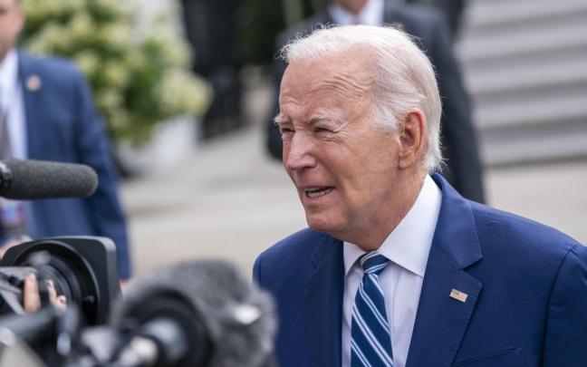Joe Biden comparece ante los medios. Joe Biden comparece ante los medios.