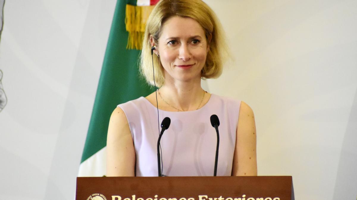 La alta representante de la Unión Europea (UE) para Asuntos Exteriores y Seguridad, Kaja Kallas.