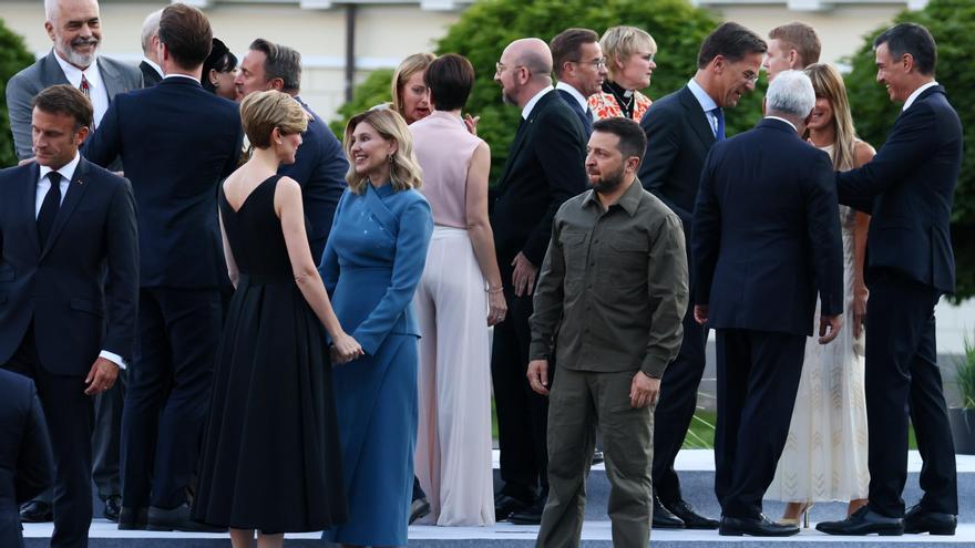 Zelenski en la Cumbre de la OTAN en Vilna.