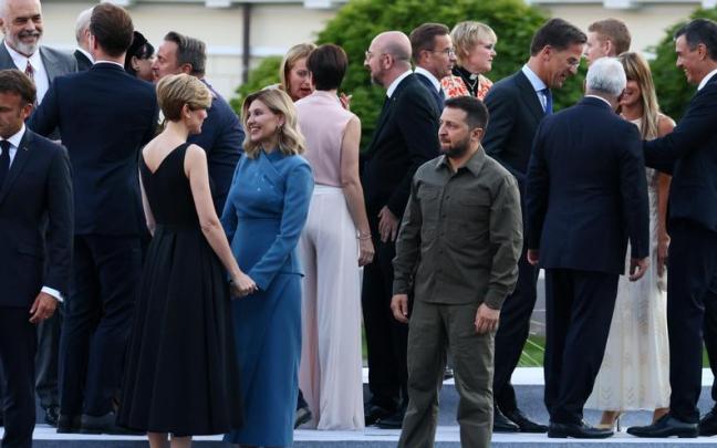 Zelenski en la Cumbre de la OTAN en Vilna.