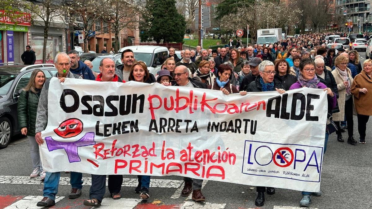 Manifestación por una sanidad pública de calidad