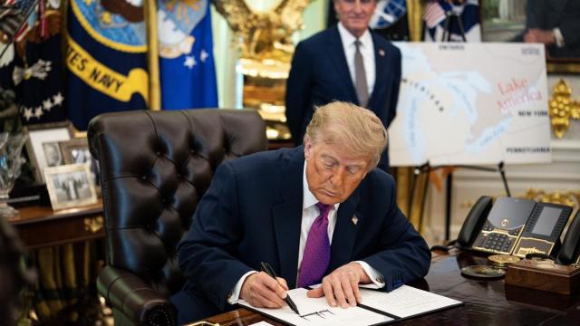 El presidente de EE.UU., Donad Trump, en una imagen reciente en el Despacho Oval.