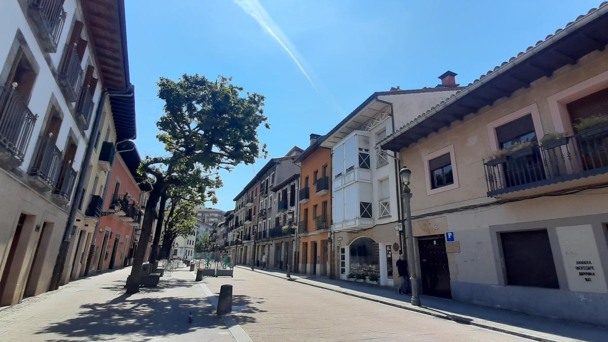 Imagen de la calle Durana de Aretxabaleta.