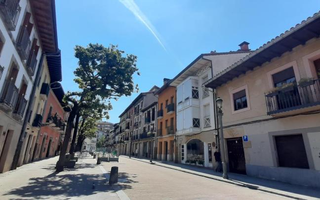Imagen de la calle Durana de Aretxabaleta.