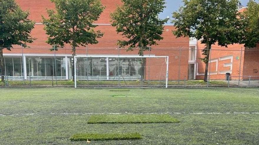 Campo de fútbol de Sansomendi.