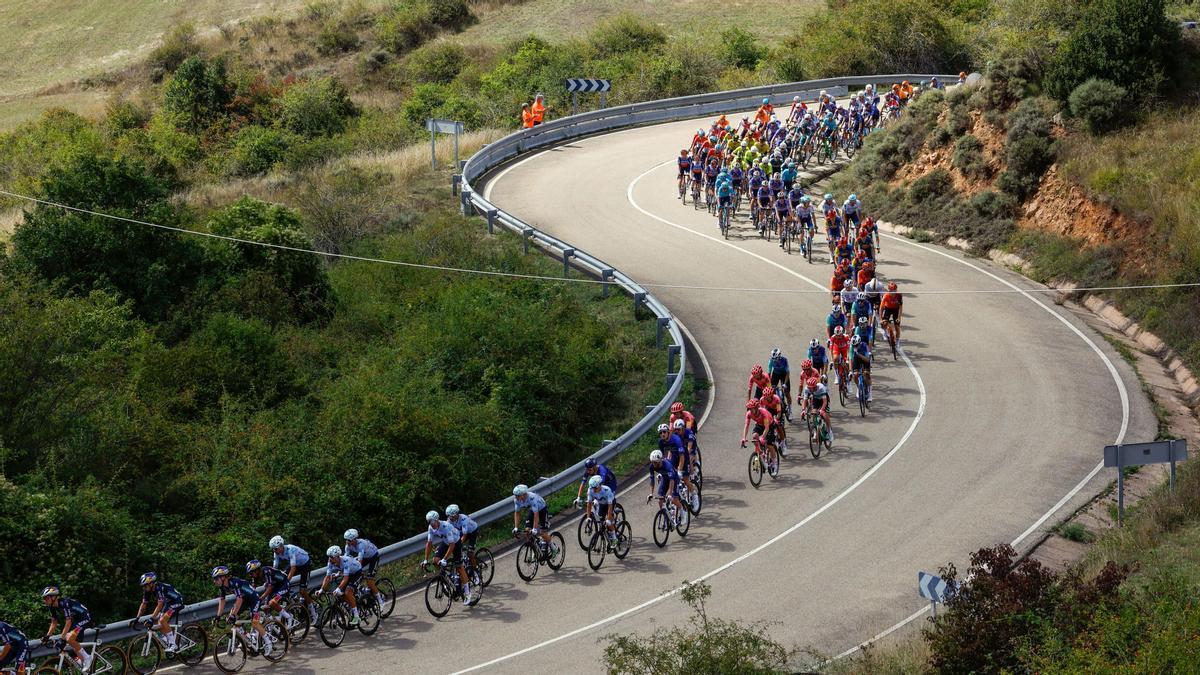 Imagen de una etapa de la última Vuelta a España