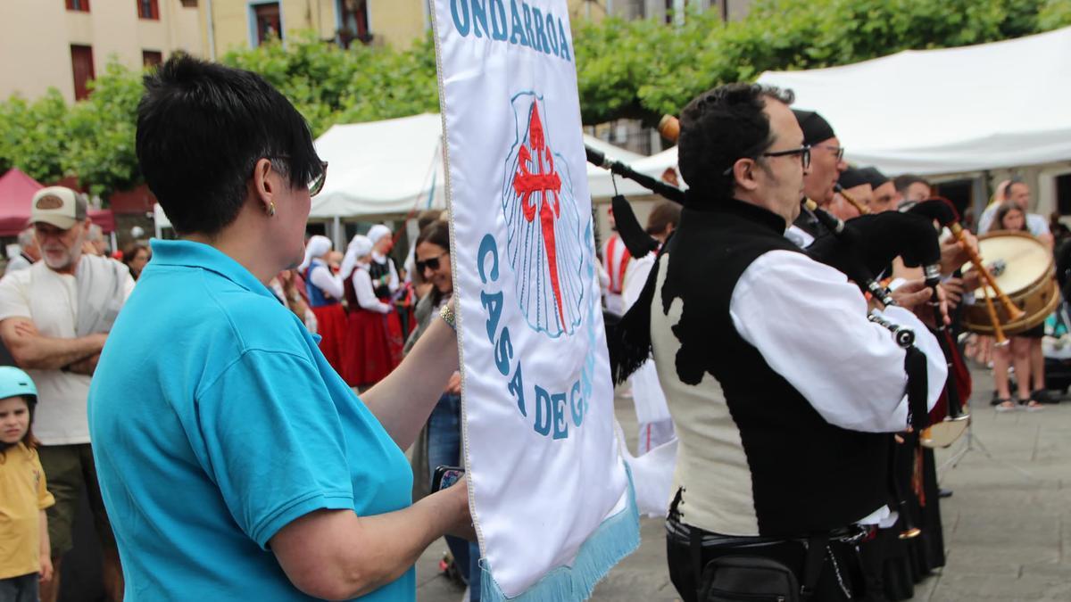Celebración del día de Galicia en Ondarroa