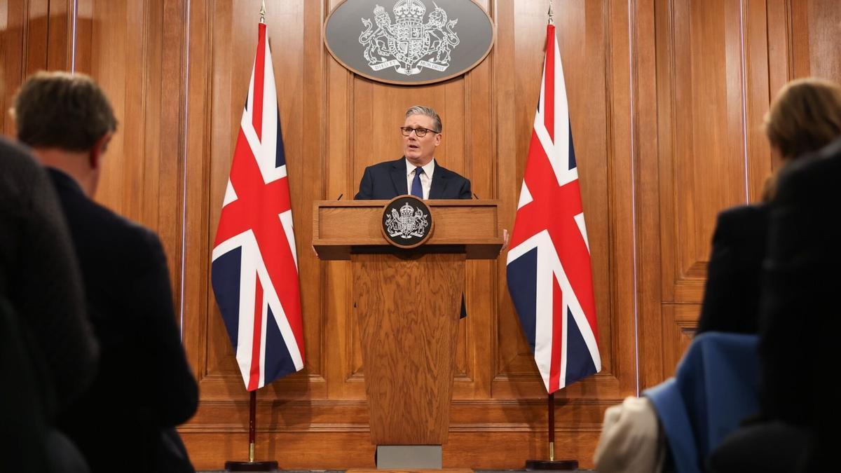 El primer ministro de Reino Unido, Keir Starmer.