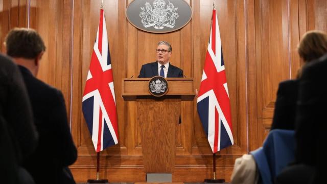 El primer ministro de Reino Unido, Keir Starmer.