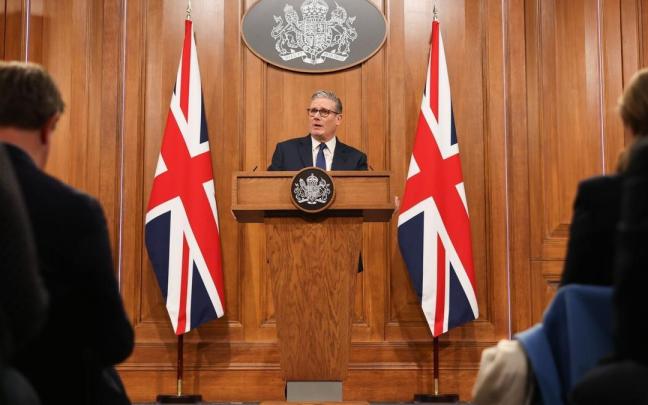 El primer ministro de Reino Unido, Keir Starmer.
