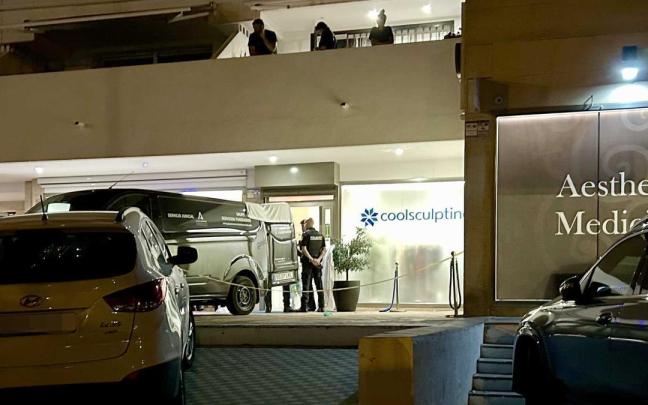 Clínica estética donde trabajaba la víctima.