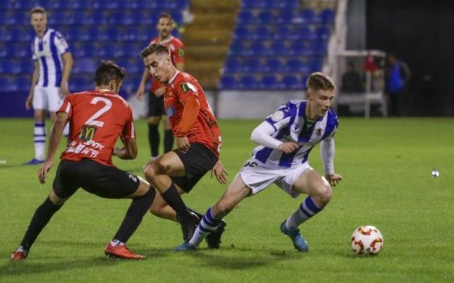 Rupérez, en el encuentro de Copa. / P.MIRANZO