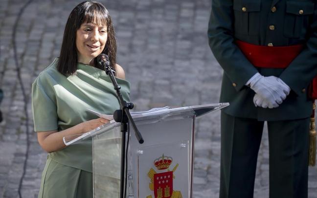 La directora general de la Guardia Civil, Mercedes González, durante el acto oficial de relevo de mando y asunción del cargo en mayo pasado.