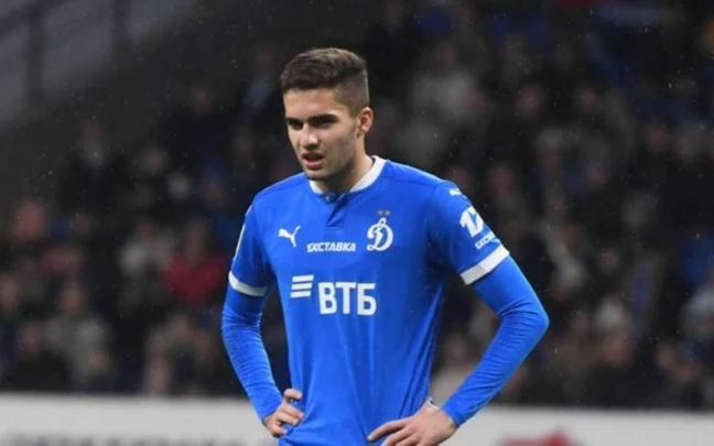 Arsen Zakharyan, con el Dinamo de Moscú. / N.G.