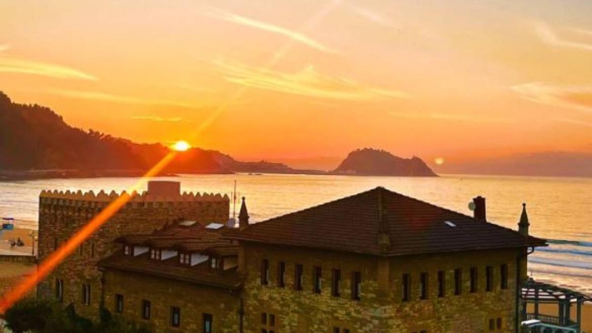 Atardecer desde Zarautz Instagram.
