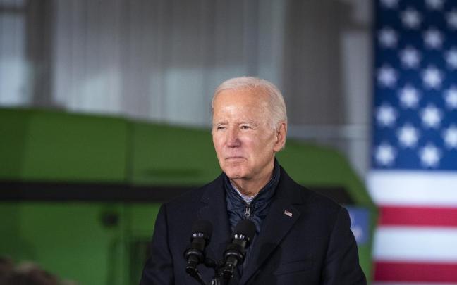 Biden se ha referido al cese de los bombardeos después de que una activista interrumpiera su discurso para interpelarle por la guerra entre Israel y Hamás. Biden se ha referido al cese de los bombardeos después de que una activista interrumpiera su discurso para interpelarle por la guerra entre Israel y Hamás.