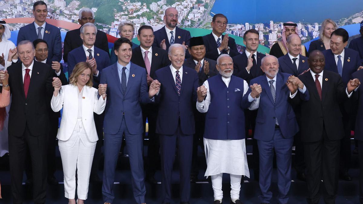 Foto de familia de los líderes del G20