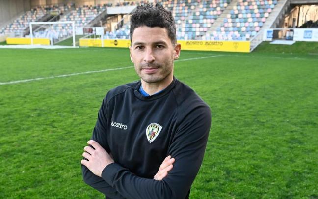 Aimar Sagastibeltza, jugador del Barakaldo Aimar Sagastibeltza, jugador del Barakaldo