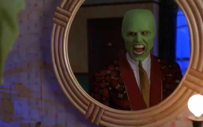 Jim Carrey en 'La máscara'.