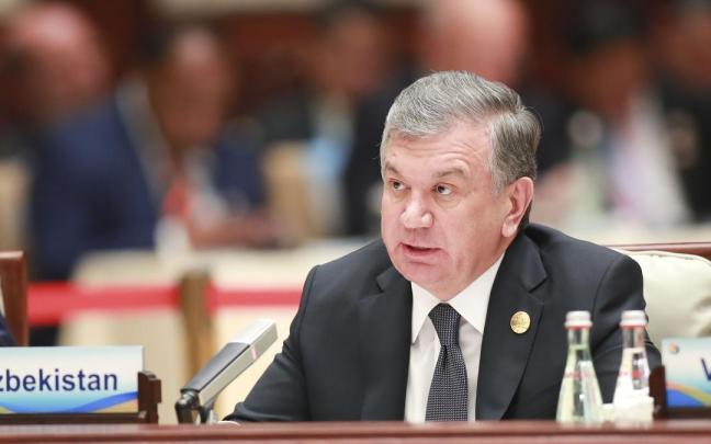 El presidente de Uzbekistán, Shavkat Mirziyoev, en una foto de archivo.