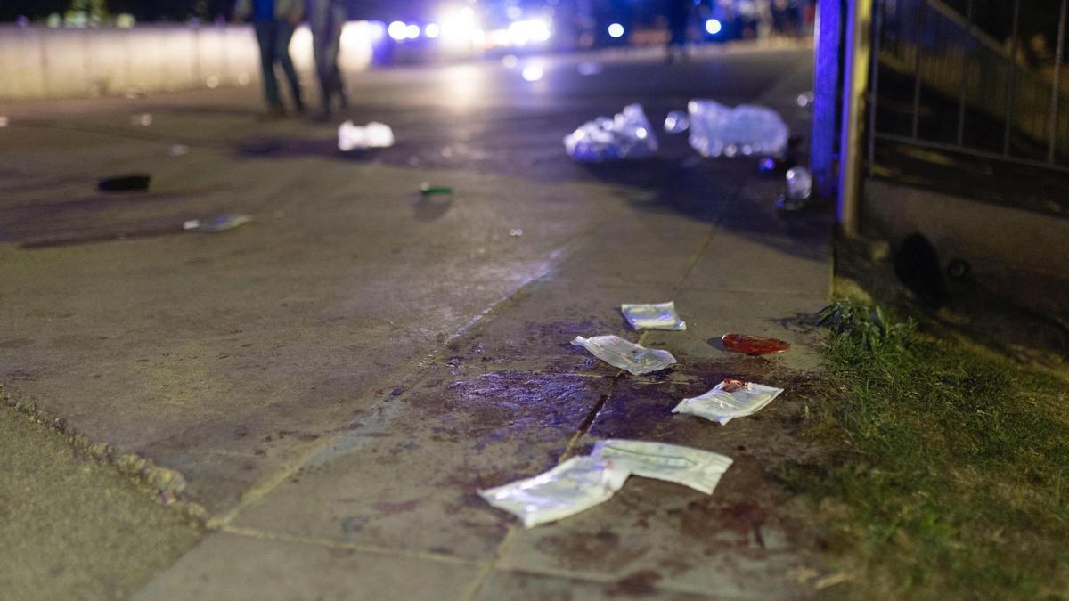 Imagn de lugar del atropello masivo de este jueves en Barcelona.