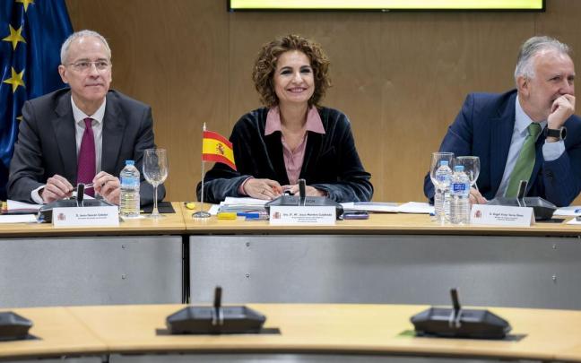 María Jesús Montero, en la reunión del Consejo de Política Fiscal y Financiera (CPFF).