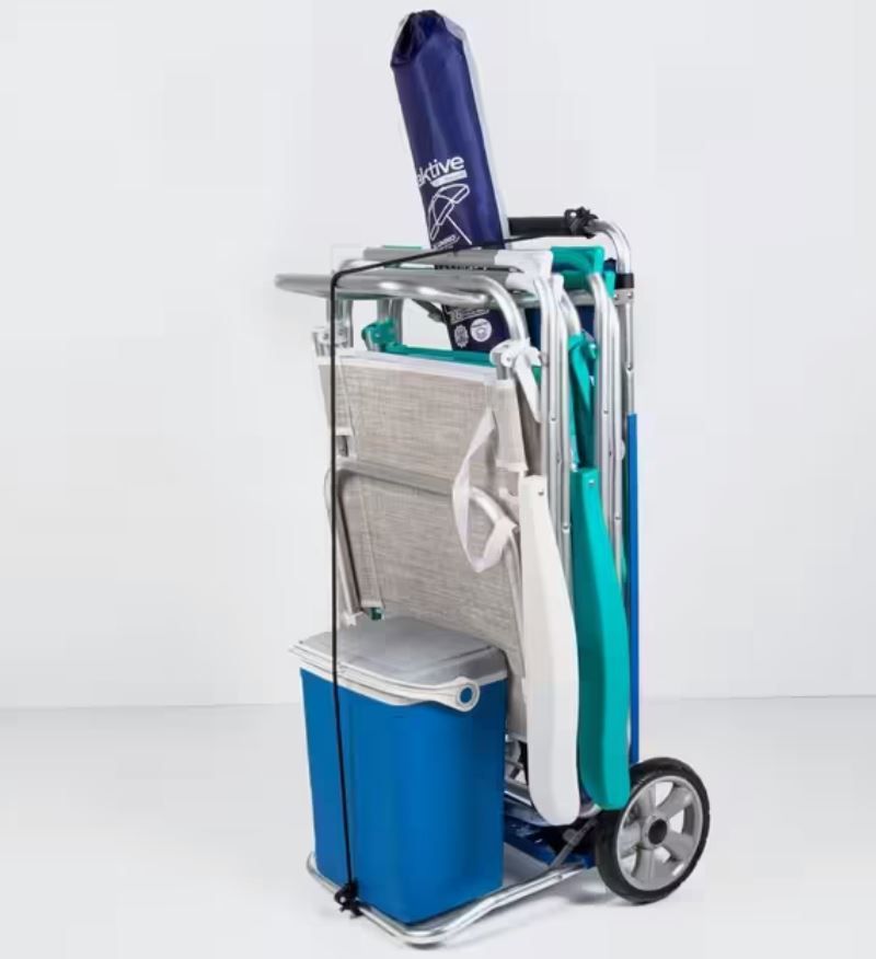 Perspectiva del carro plegable multiusos Aktive de Decathlon