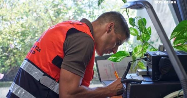 Simulacro de accidente aéreo en el aeropuerto de Foronda. Foto: Departamento de Seguridad del Gobierno Vasco