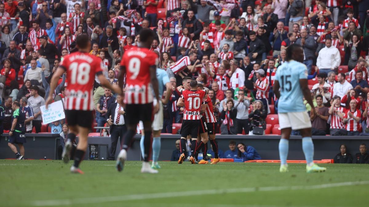 En imágenes: el Athletic se impone al Celta en San Mamés