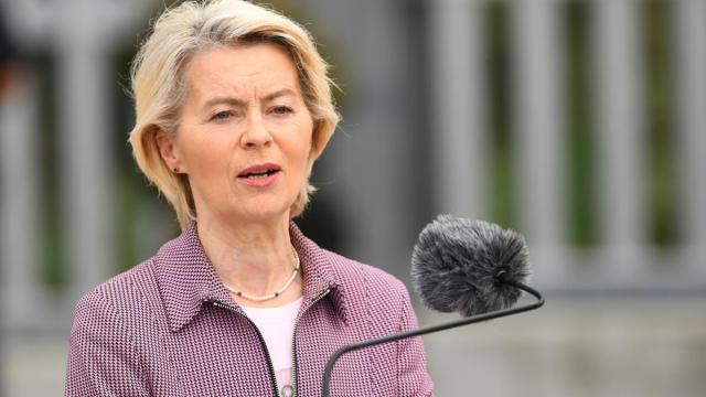 La presidenta de la Comisión Europea, Ursula Von der Leyen