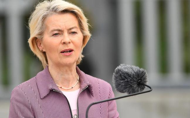 La presidenta de la Comisión Europea, Ursula Von der Leyen