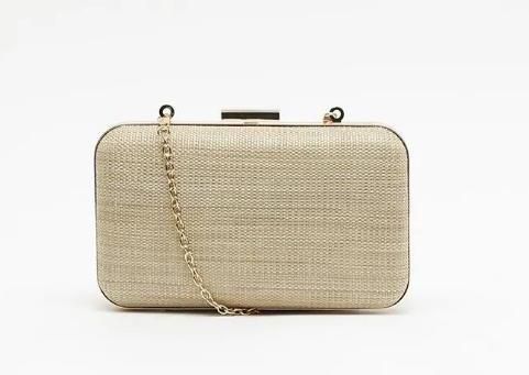 Bolso de mano efecto rafia con correa de Misako.