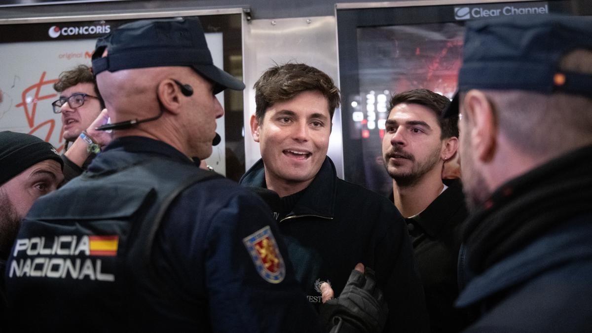 El agitador ultra Vito Quiles.